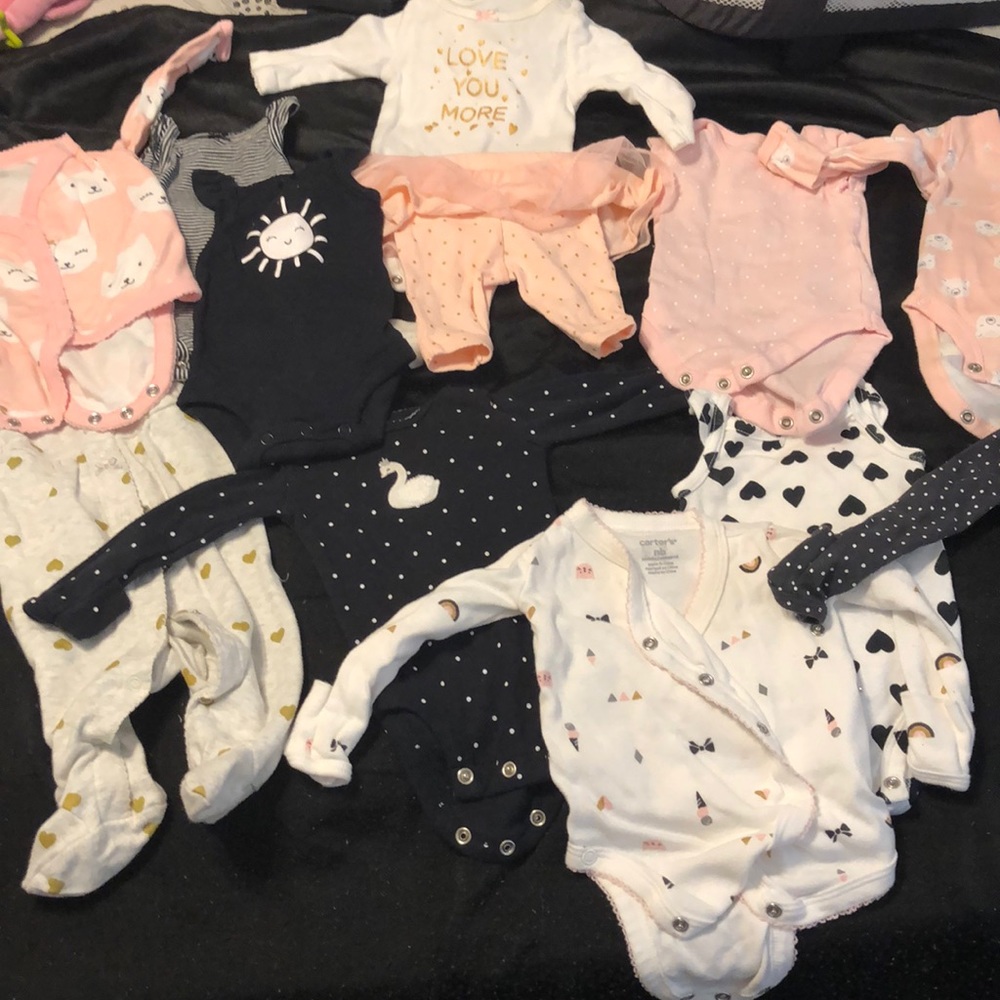 Newborn baby girl bundle